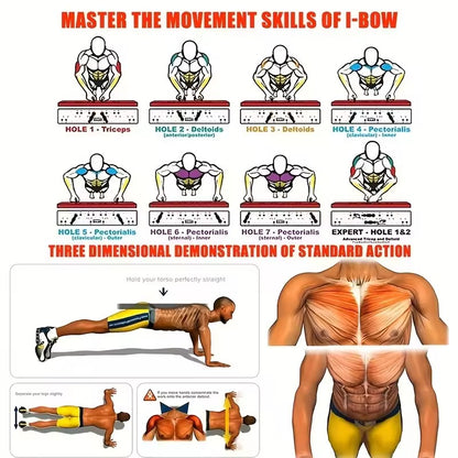 HomeFit Multifunctional Push-up Board With Handles